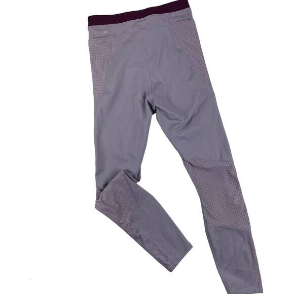 Fabletics Spin Motion365 7/8 Leggings Womens SZ Small Mid Rise Pockets Purple - Picture 4 of 12